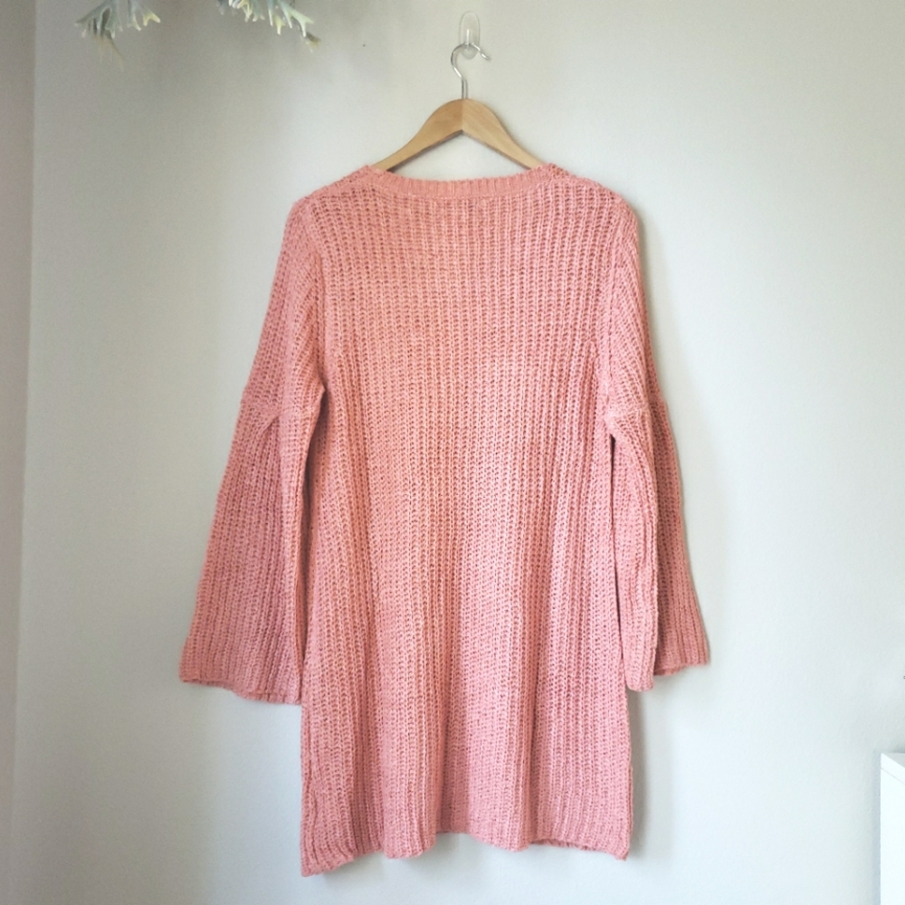 ❗SOLD❗Bell Sleeve Knit Sweater Tunic - Picture 4 of 9
